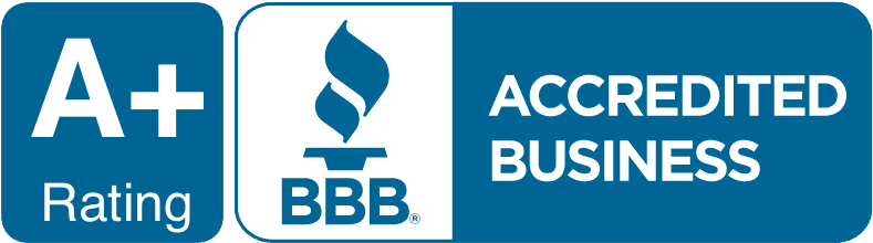 A+ Better Business Bureau rating icon