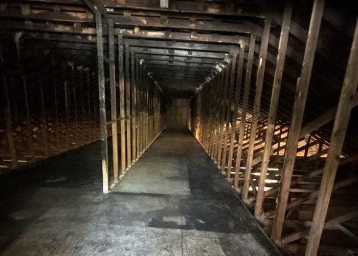 interior -after commercial fire damage restoration case study