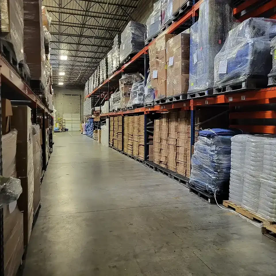 A warehouse with miscellaneous items