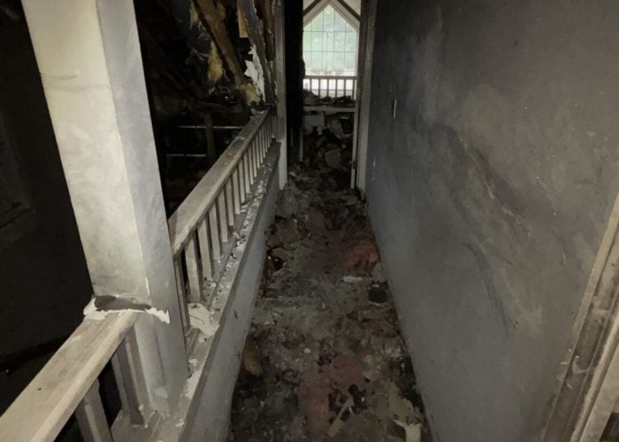 Atlanta, GA Residential Fire Damage Restoration Case Study - Before Photo