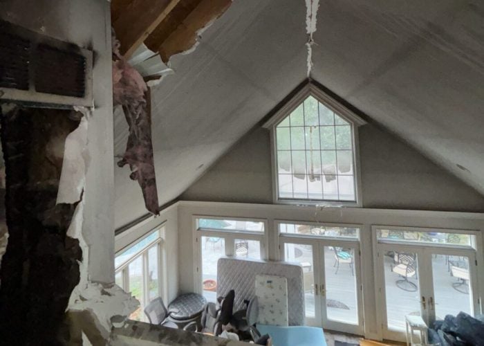 Atlanta, GA Residential Fire Damage Restoration Case Study - Before Photo